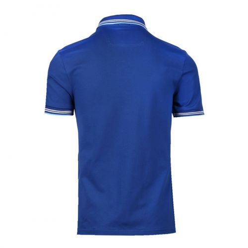 Athleisure Mens Bright Blue Paul Curved Slim Fit S/s Polo Shirt 97697 by BOSS from Hurleys