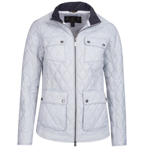 Lifestyle Womens Ice White Dolostone Quilted Jacket 17762 by Barbour from Hurleys