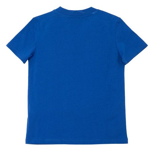 Boys Blue Logo Cross S/s T Shirt 102601 by Kenzo from Hurleys