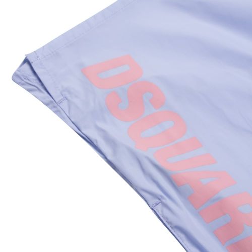 Mens Paper Blue Side Logo Swim Shorts 27843 by Dsquared2 from Hurleys