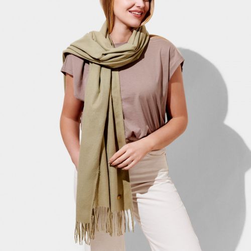 Womens Olive Blanket Scarf 113328 by Katie Loxton from Hurleys