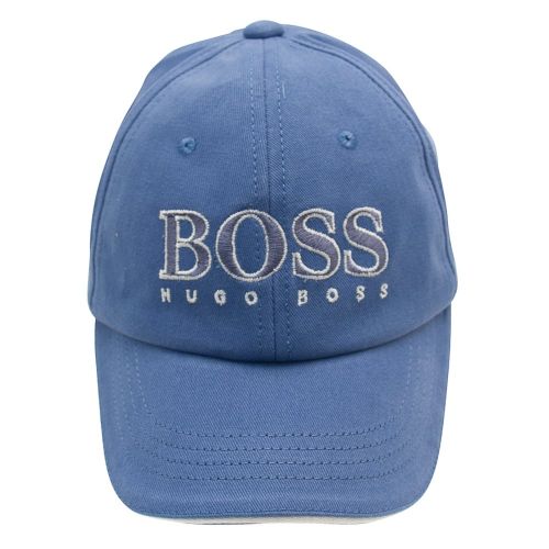 Boys Blue Big Logo Cap 7503 by BOSS from Hurleys