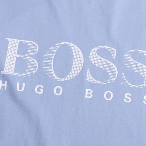 Mens Light Blue Big Logo Beach Regular Fit S/s T Shirt 73760 by BOSS from Hurleys