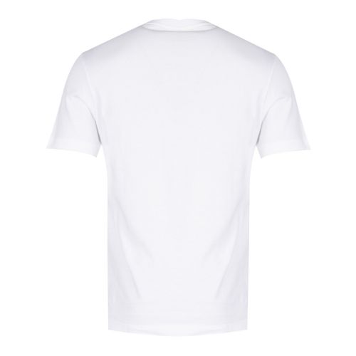 Mens White Big Logo S/s T Shirt 31042 by Lacoste from Hurleys