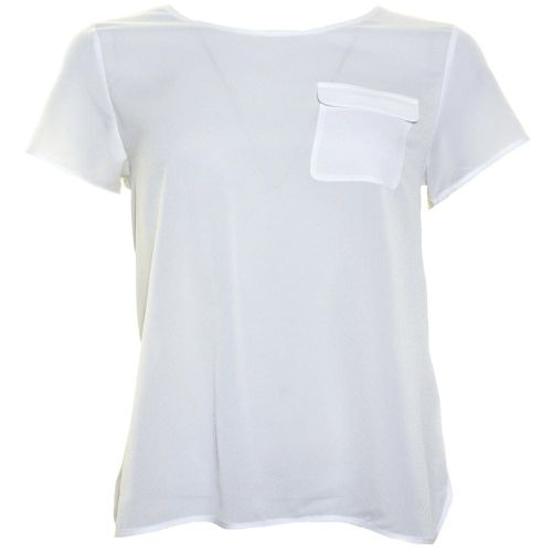 Womens Summer White Polly Plains Classic Pocket Top 39711 by French Connection from Hurleys