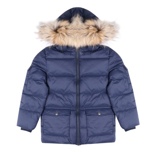 Kids Amiral Authentic Fur Hood Jacket 32228 by Pyrenex from Hurleys