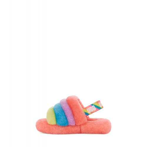 Kids Multi Bee Fluff Yeah Slide Slippers (13-5) 106080 by UGG from Hurleys