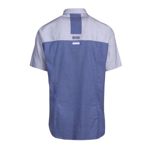 Athleisure Mens Blue Baccarini_S S/s Shirt 81231 by BOSS from Hurleys