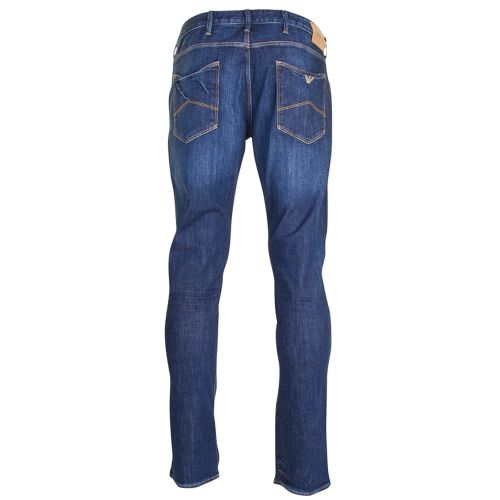 Mens Blue Wash J06 Slim Fit Jeans 12624 by Armani Jeans from Hurleys