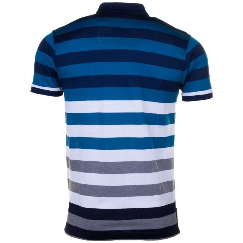 Paul & Shark Mens Blue Assorted Striped Shark Fit S/s Polo Shirt 65012 by Paul And Shark from Hurleys