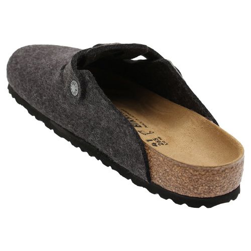 Mens Anthracite Boston Wool Slippers 95759 by Birkenstock from Hurleys