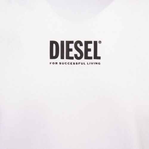 Mens White T-Diegos-Smalllogo S/s T Shirt 85847 by Diesel from Hurleys
