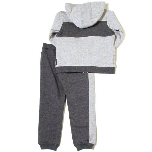Boys Grey & Yellow Contrast Tracksuit 73171 by Armani Junior from Hurleys