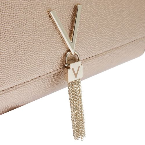 Womens Rose Gold Divina Tassel Clutch 81805 by Valentino from Hurleys