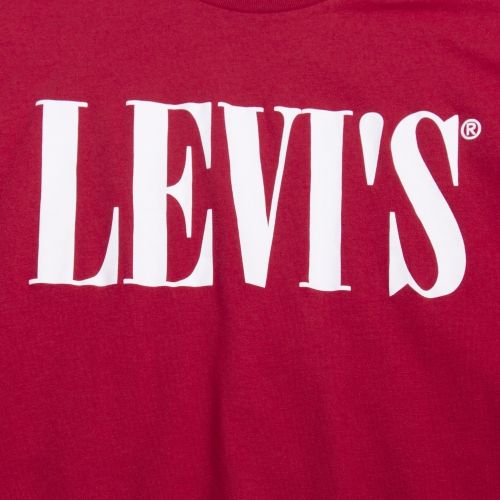 Mens Earth Red Relaxed Fit Graphic 90s S/s T Shirt 57789 by Levi's from Hurleys