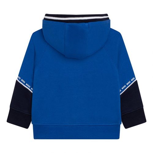 Toddler Electric Blue Logo Trim Hooded Tracksuit 102332 by BOSS from Hurleys