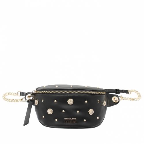 Womens Black Embellished Stud Bum Bag 49086 by Versace Jeans Couture from Hurleys