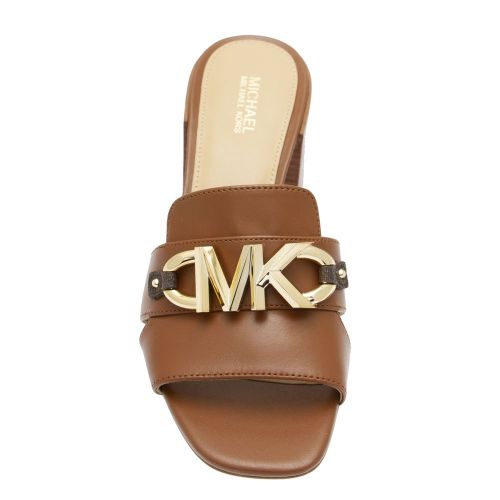 Womens Luggage Izzy Mule Heeled Sandals 88444 by Michael Kors from Hurleys