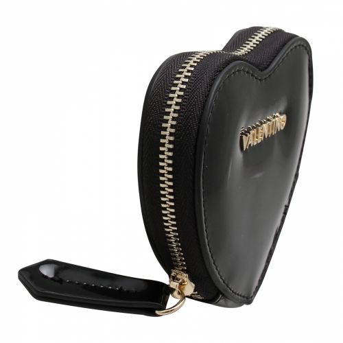 Womens Black Winter Nico Heart Coin Purse 46114 by Valentino from Hurleys