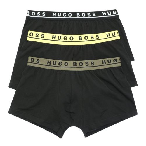 Mens Black Trunk 3 Pack 106662 by BOSS from Hurleys
