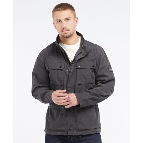 Mens Black Reworked Marino Casual Jacket 107369 by Barbour International from Hurleys