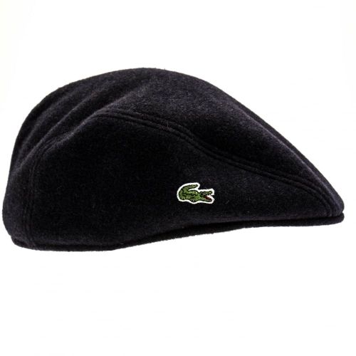 Mens Navy Flat Cap 61838 by Lacoste from Hurleys