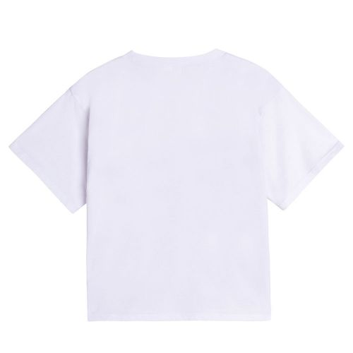 Girls White Printed Boxy S/s T Shirt 93319 by Billieblush from Hurleys