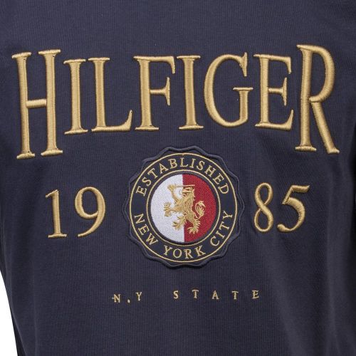 Mens Desert Sky Hilfiger Icon Crest S/s T Shirt 101697 by Tommy Hilfiger from Hurleys