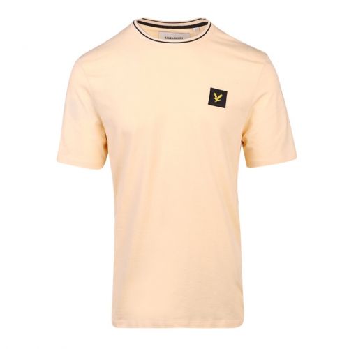 Mens Orange Quartz Casuals Tipped S/s T Shirt 103479 by Lyle & Scott from Hurleys