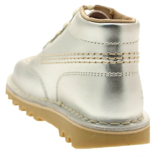 Infant Silver Kick Hi (5-12) 47025 by Kickers from Hurleys