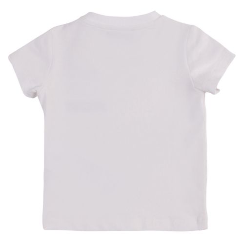 Baby White Soft Toy S/s T Shirt 58510 by Moschino from Hurleys