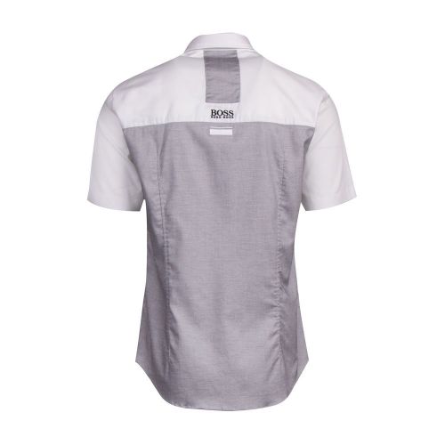 Athleisure Mens White Baccarini_S S/s Shirt 81142 by BOSS from Hurleys