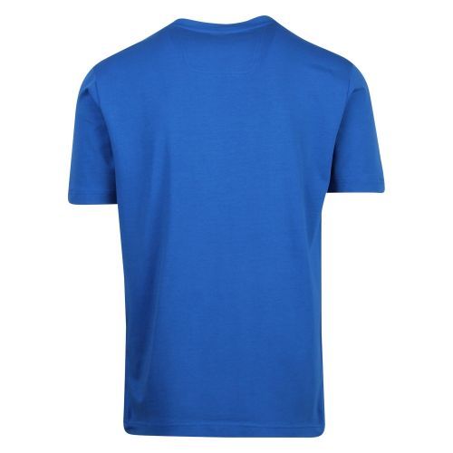 Athleisure Mens Bright Blue Tee 4 Logo S/s T Shirt 57026 by BOSS from Hurleys