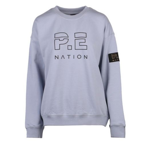Womens Gray Dawn Heads Up Sweatshirt 109308 by P.E. Nation from Hurleys