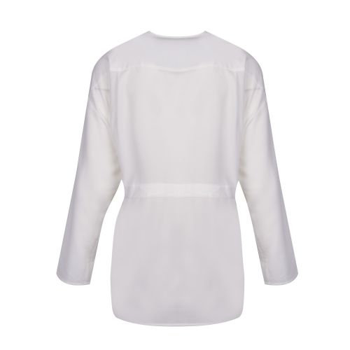 Womens Winter White Crepe Light Gathered Waist Blouse 47731 by French Connection from Hurleys