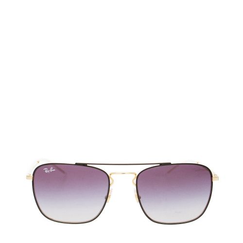 Unisex Gold/Dark Grey RB3588 Sunglasses