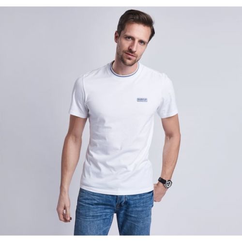 Mens White Deals S/s Tee Shirt 10369 by Barbour International from Hurleys