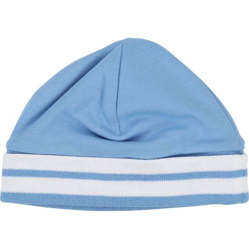 Baby Blue Logo Stripe Soft Hat 38248 by BOSS from Hurleys