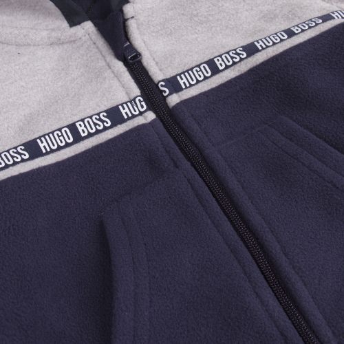 Baby Navy Grey Branded Tape All In One 45466 by BOSS from Hurleys