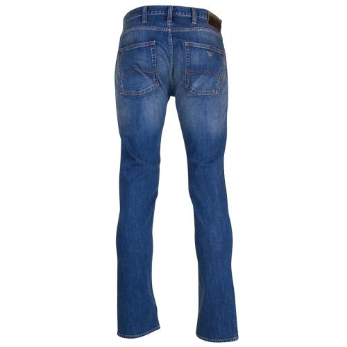 Mens Blue Wash J45 Slim Fit Jeans 11073 by Armani Jeans from Hurleys