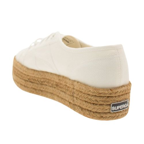 Womens White 2790 Cotropew Flatform Trainers 7239 by Superga from Hurleys
