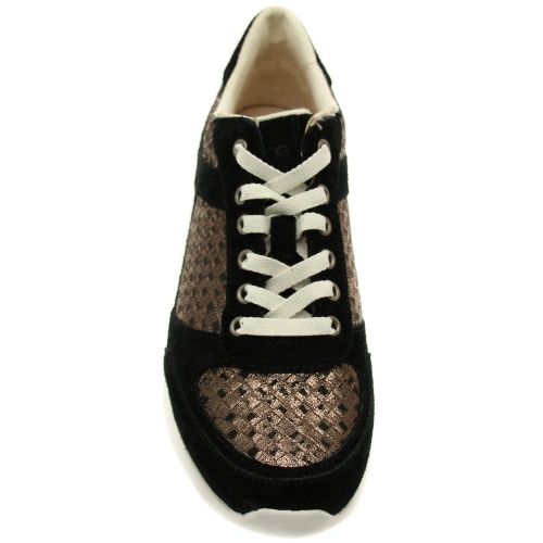 Womens Black Avelyn Metallic Basket Weave Trainers 39624 by UGG from Hurleys