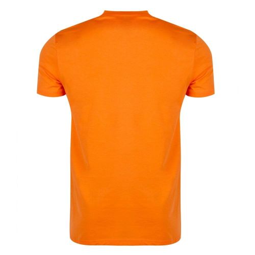 Mens Bright Orange Beach Big Logo S/s T Shirt 26775 by BOSS from Hurleys