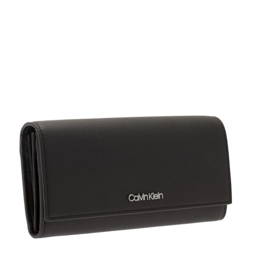 Womens Black Tack Trifold Wallet 34579 by Calvin Klein from Hurleys