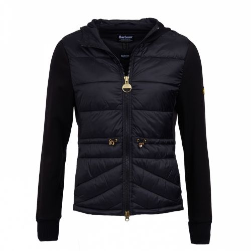Womens Black Ventax Quilted Sweat Jacket 46683 by Barbour International from Hurleys