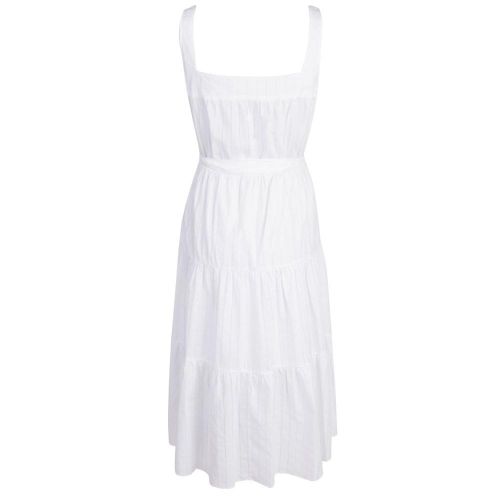 Womens White Tiered Cotton Midi Dress 27119 by Michael Kors from Hurleys