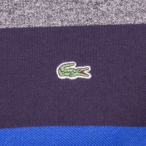 Mens Steamer Block Stripe S/s Polo Shirt 61743 by Lacoste from Hurleys