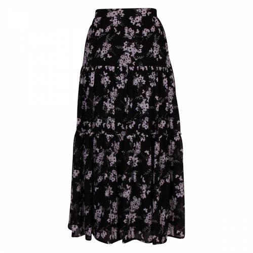 Womens Black Bold Botanical Skirt 39995 by Michael Kors from Hurleys