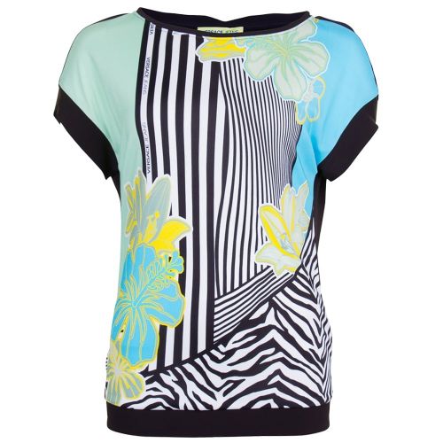 Versace Womens Multi Bis S/s Tee Shirt 72692 by Versace Jeans from Hurleys