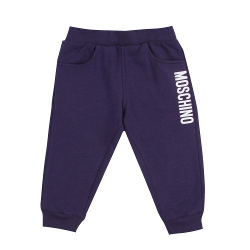 Baby Navy Logo Sweat Pants 42036 by Moschino from Hurleys